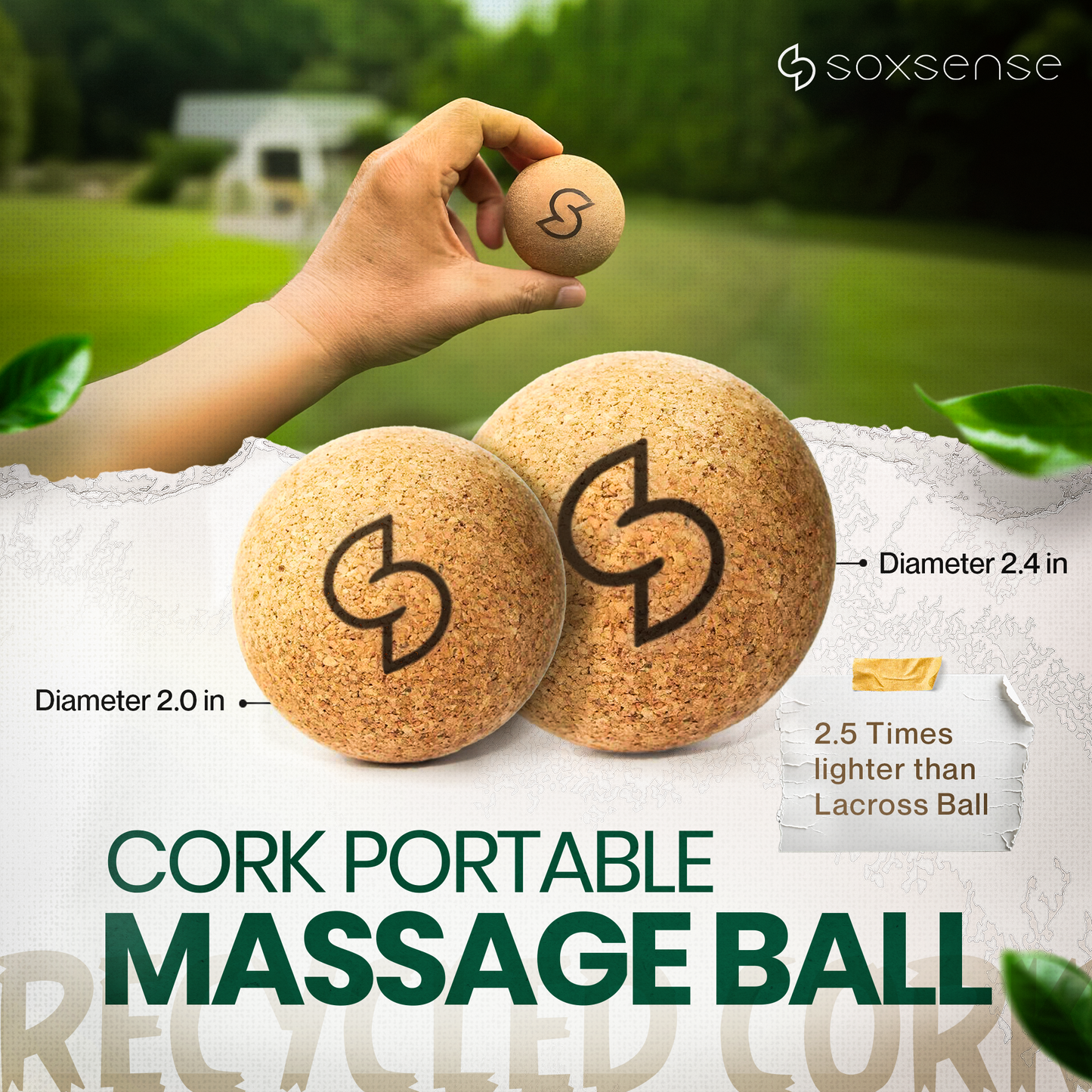2 cork balls