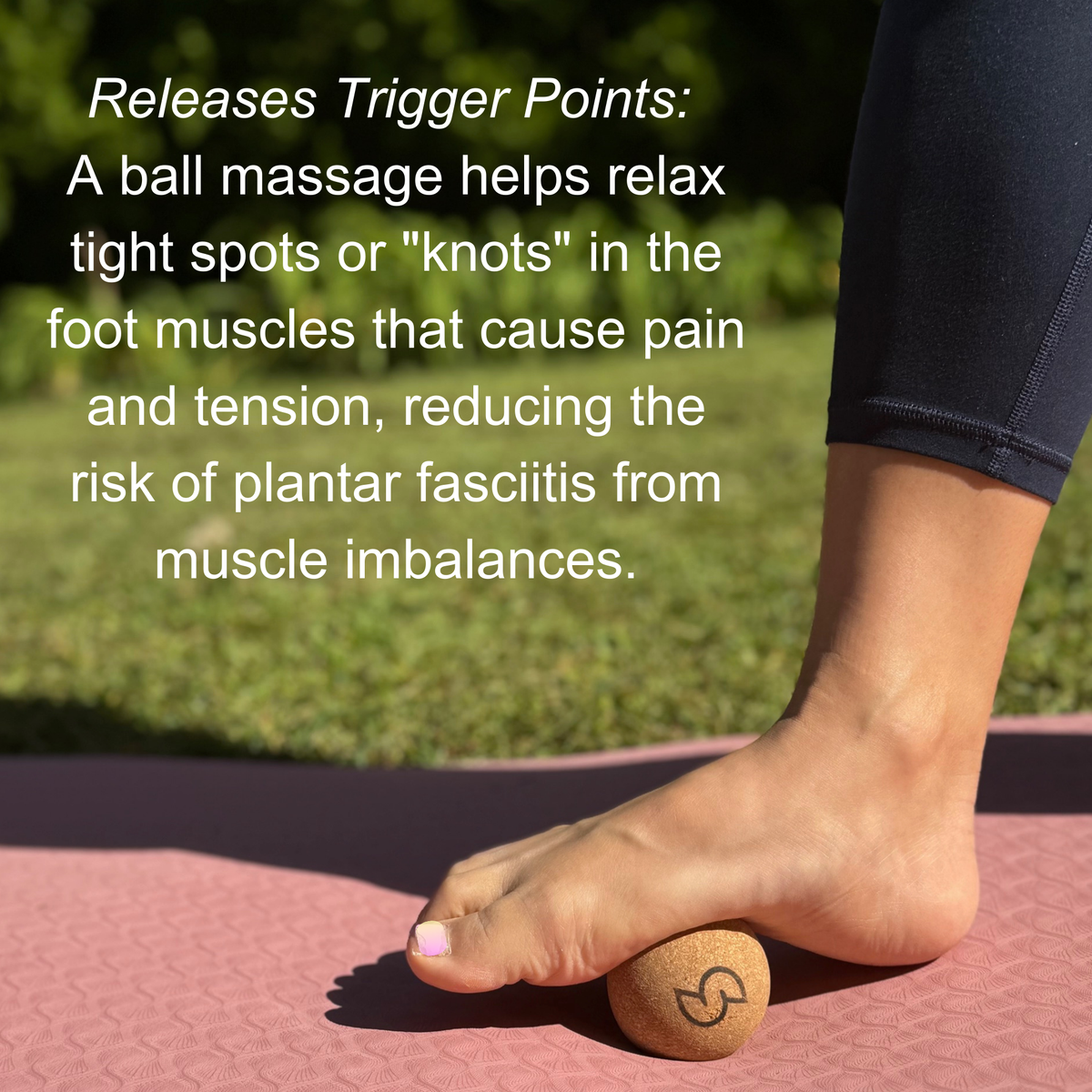 cork ball foot massage 