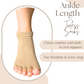 2 Pairs Toeless Grip Socks