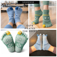Smiley Cute Pilates Toe Socks with Grips