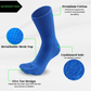 2 Pairs Crew Grip Toe Socks with Cushion