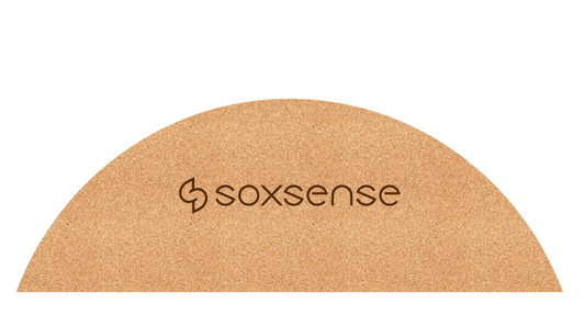 Half Moon Cork Exercise Block