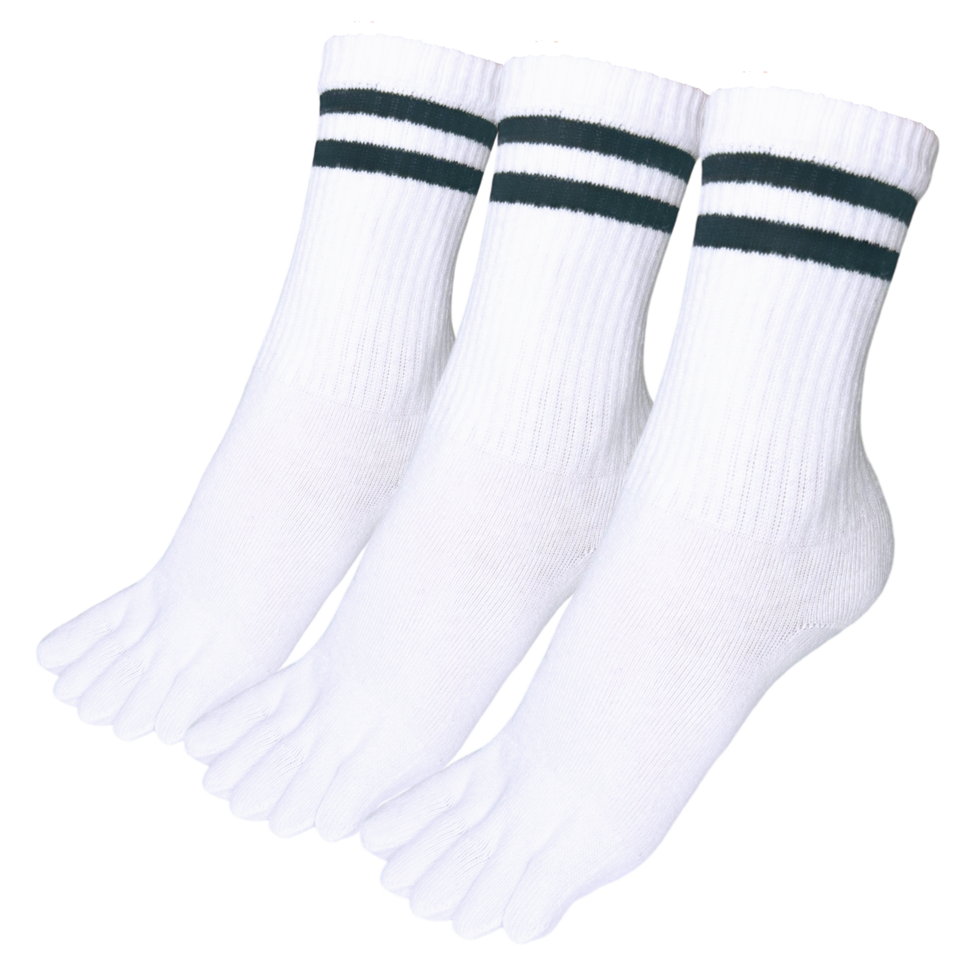 striped toe socks